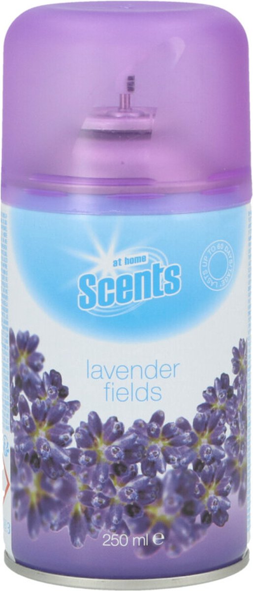 12x At Home Automatische Spray Navulling Lavender 250 ml