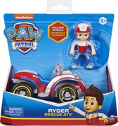 PAW Patrol - Ryder's Rescue ATV - speelgoedauto met speelfiguur