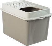 Toilethuis TOP 50l - Cappuccino (Gerecycled PP) - 57,2 x 39,3 x 40,4 cm