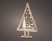 Decoris Kerstboom Hout met LED verlichting