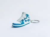 ShoeBlockX SneaKeys | Sleutelhanger | Tassenhanger | Nike Jordan Blauw | Sneakers