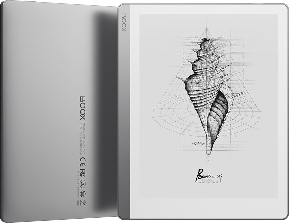 Onyx Boox Leaf - 7" Android e-inkt e-reader, tablet - Google Play Store, speaker, warm/koud licht