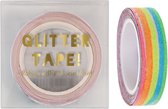 Regenboog glitter tape