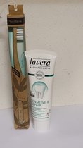 Lavera Bio -Sensitive and repair -Toothpaste -Tandenpoetsset