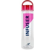 Rucanor - Infuser Bottle 700ML - Fruitwater Bottle - One Size - Roze