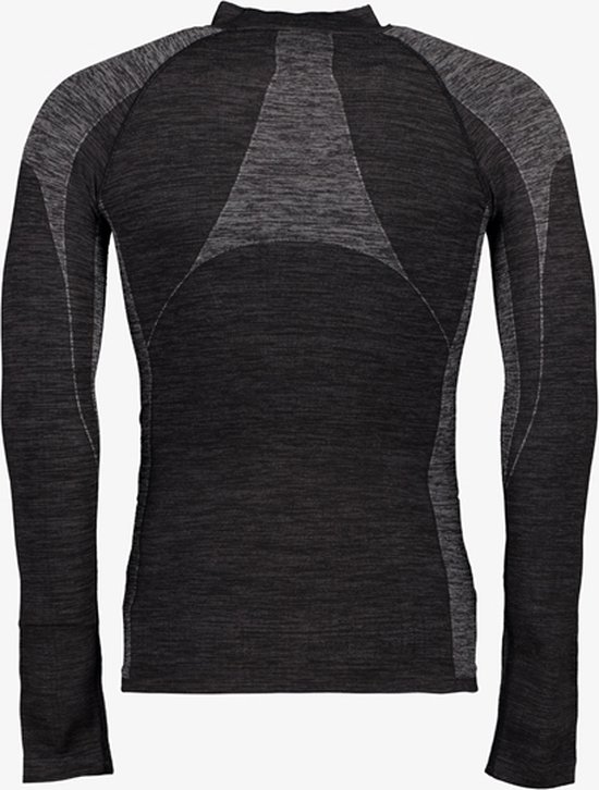 Heatkeeper Heren Thermo Shirt - Zwart Melange, Large - Zwart Melange - L — afbeelding 4