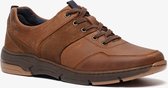Hush Puppies leren heren veterschoenen - Bruin - Maat 45 - Echt leer - Uitneembare zool
