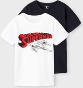 NAME IT KIDS NKMSUPERMAN FERGUS 2P SS TOP BOX WAB Jongens T-shirt - Maat 122/128