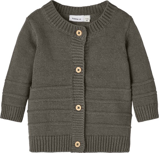 Name it Jongens Cardigan Bepan Tarmac - 74