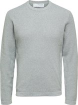 SELECTED HOMME WHITE SLHROCKS LS KNIT CREW NECK W NOOS  Trui - Maat M