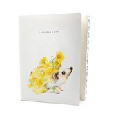 Luxury Baby Hedgehog Notebook - Bullet journal - Dagboek - A5 – Gelineerd – Baby egel