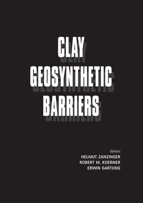 Clay Geosynthetic Barriers - cover