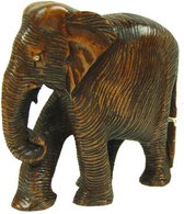 Beeld hout - Olifant - Hout - Bruin - 6x13x13,5 - Fairtrade - Sarana