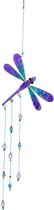 Zonvanger - Libelle blauw - Resin - Blauw - 43x13x1 cm - Indonesie - Sarana - Fairtrade