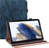 Samsung Galaxy Tab A8 hoes - Perfecte pasvorm - Business Folio Case – Blauw