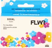 FLWR - Inktcartridge / 935C / Cyaan - Geschikt voor HP