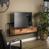 TV-meubel air solid / Massief acacia naturel - Industrieel meubels - Houten meubel - Design