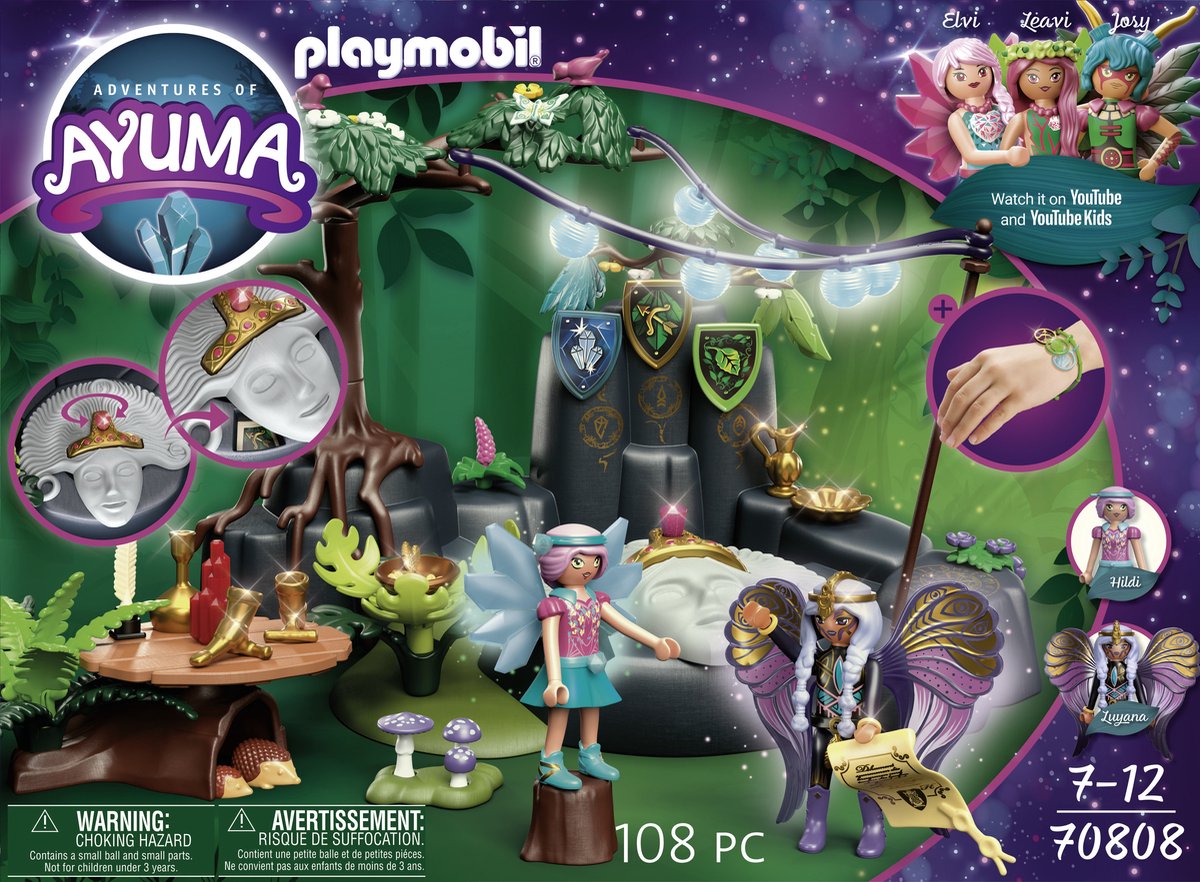 PLAYMOBIL 70804 Maisonnette suspendue - Adventures of Ayuma- Adventures of  Ayuma- Place a la magie fee - Cdiscount Jeux - Jouets