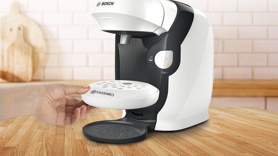 Foto: Bosch multi boish tas1104 tassimo t11 stijl koffiezetapparaat 40 drankjes wit