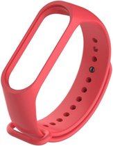 DrPhone XB1 - Mi band - Horlogeband - Armband Geschikt voor smartwatches/Mi band 3/4 - Rood