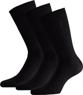 Apollo | Bamboe sokken basic | Zwart | Maat 39/42 | Herensokken | Damessokken | Naadloze sokken | Bamboe | Bamboo