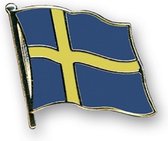 Pin speldje/broche vlag Zweden 20 mm - Landen feestartikelen