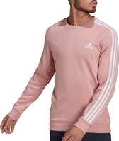 adidas 3S Trui - Unisex - roze - wit