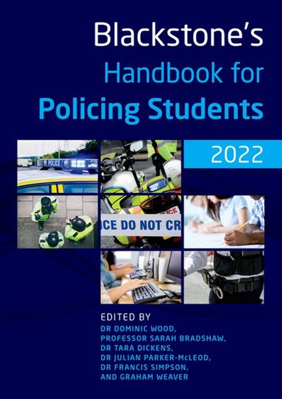 Blackstone's Handbook for Policing Students 2022 - cover