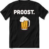 Eat Sleep Beer Repeat T-Shirt | Bier Kleding | Feest | Drank | Grappig Verjaardag Cadeau | - Zwart - M