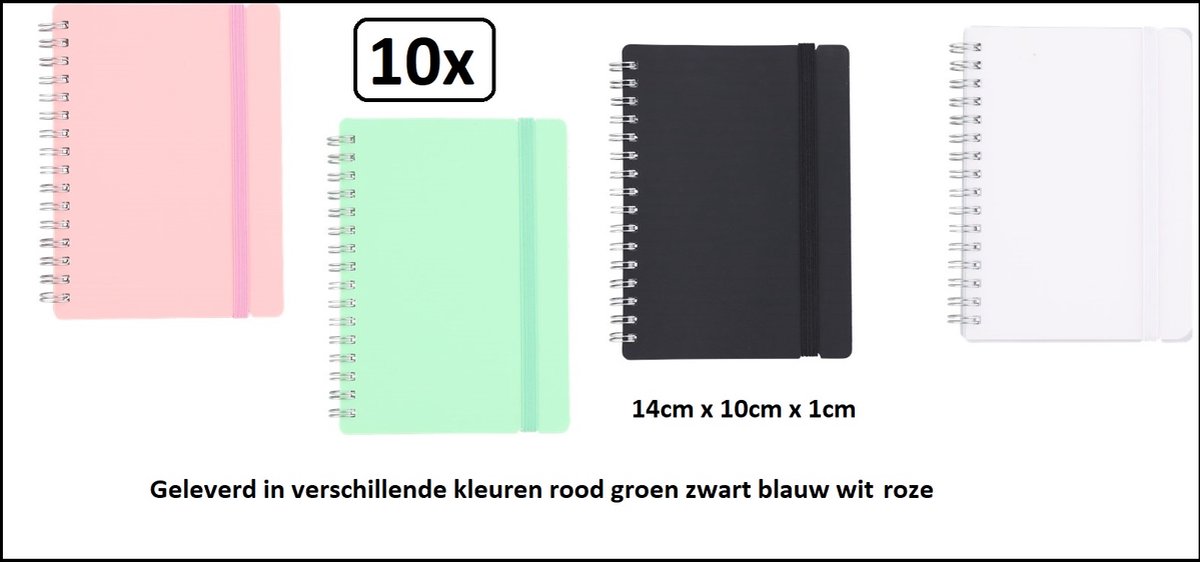 3 pièces Petit Carnet de Notes a6, Carnet de Poche 14cm x 10cm