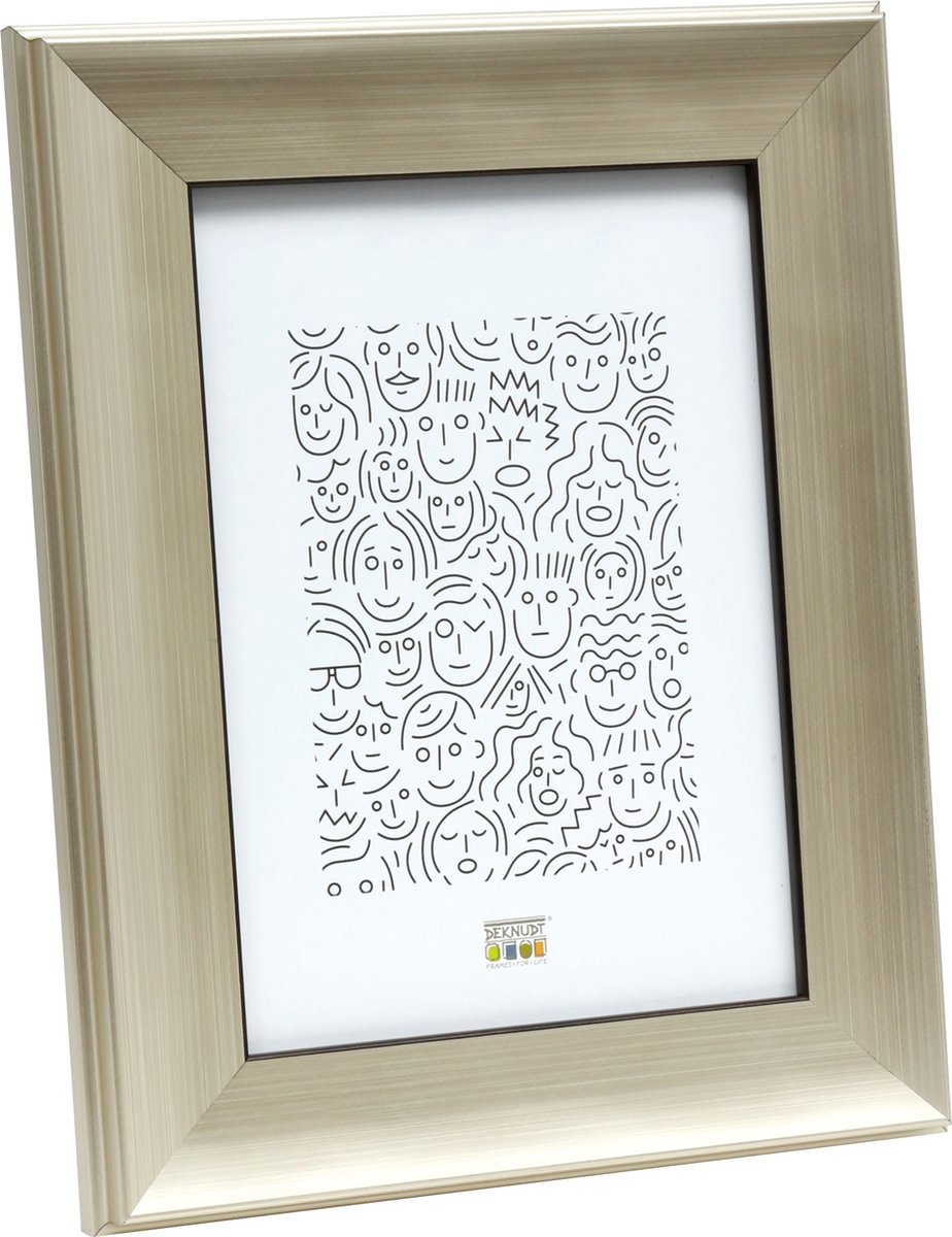 Deknudt Frames fotolijst S45ND2 - zilver - mat - 18x24 cm