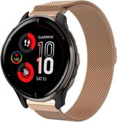Strap-it Garmin Venu 2 Plus Milanese band - Rosé goud
