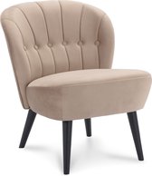 Icon Living - Fauteuil Bali - Velvet - Beige