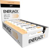 QNT Enerjack 12x75g | Energiereep met havermout | Café latte smaak (mokka)