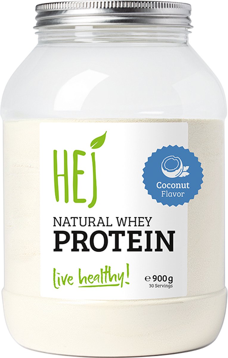 Natural Whey Protein (900g) Coconut