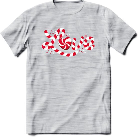 Love - Valentijn T-Shirt | Grappig Valentijnsdag Cadeautje voor Hem en Haar | Dames - Heren - Unisex | Kleding Cadeau | - Licht Grijs - Gemaleerd - XL