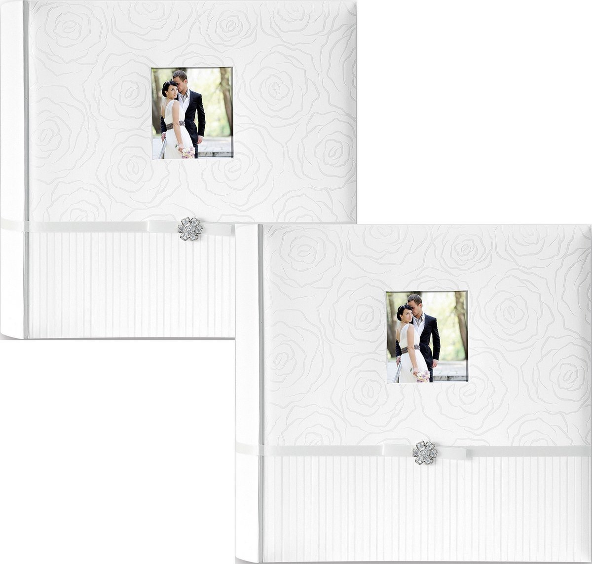 Livre photo/album photo de Luxe Karen mariage/mariage avec 30 pages  blanches 32 x 32 x