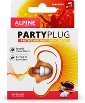 Alpine PartyPlug - Muziek oordoppen - Wit - SNR 19 dB - 1 paar