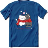 Sweet Time - Valentijn T-Shirt | Grappig Valentijnsdag Cadeautje voor Hem en Haar | Dames - Heren - Unisex | Kleding Cadeau | - Donker Blauw - M