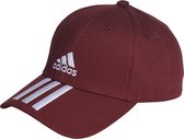 Adidas cap 3 strepen volwassenen bordeaux