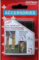 FASTECH® 693-330 Klittenband Met riem Haak- en lusdeel (l x b) 450 mm x 20 mm Rood/zwart 2 stuk(s)