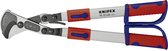 Knipex 95 32 038 Ratel-kabelschaar Geschikt voor (striptechniek) Alu- en koperkabel, een- en meerdraads 38 mm 280 mm²