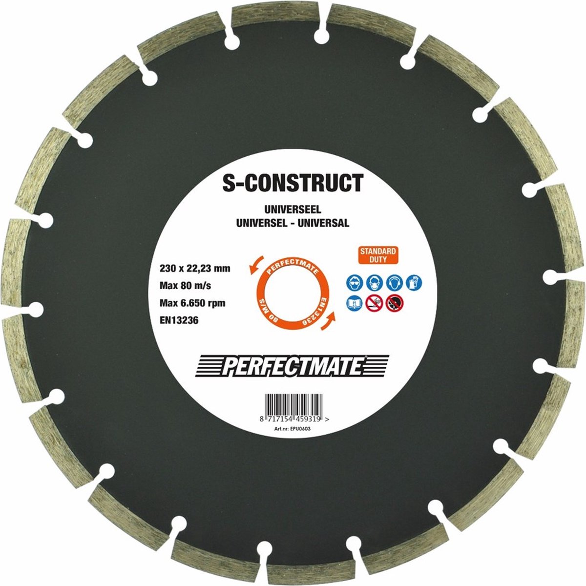 InterDynamics Diamantzaag Perfectmate 125mm S-Construct