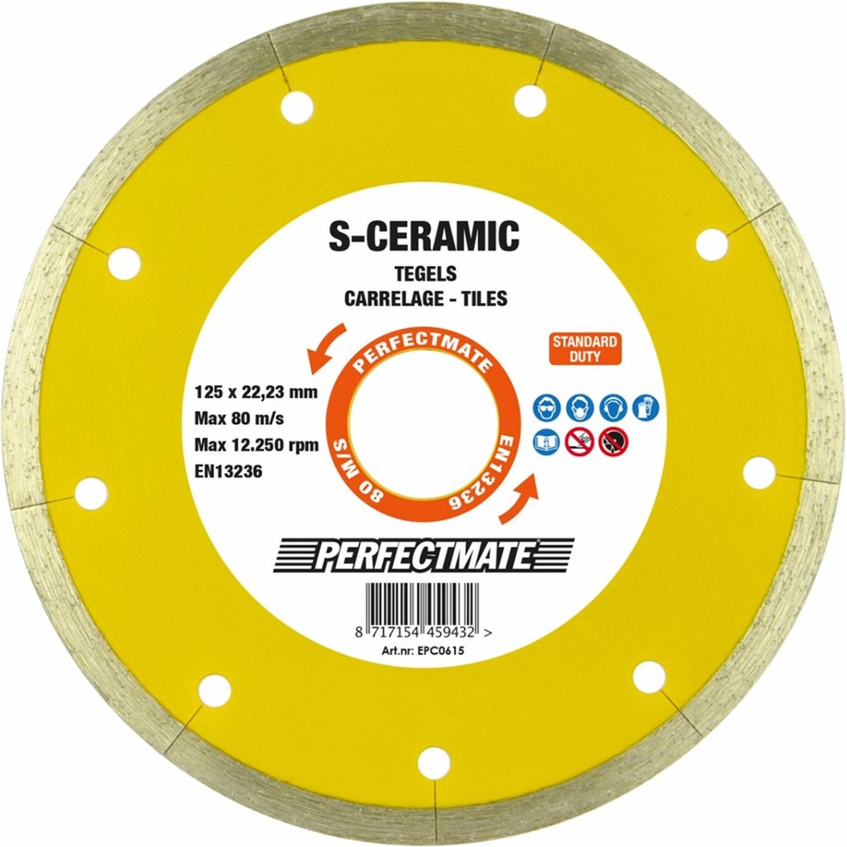 InterDynamics Diamantzaag Perfectmate 125mm s-ceramic