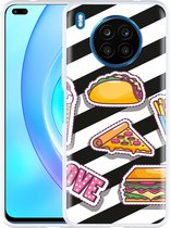 Honor 50 Lite Hoesje Love Fast Food - Designed by Cazy