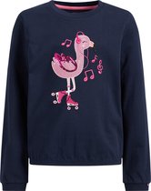 WE Fashion Meisjes T-shirt met pailletten applicatie
