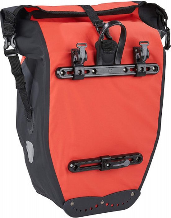 Büchel Luxe Pakaftas / Enkele fietstas - 100% Waterdicht - Met Schouderband - Luxe Pakaf-Systeem - 25,4 Liter - Rood / Zwart van Büchel — afbeelding 3