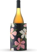 Coolenator champagnekoeler - Tropical Flower - wijnkoeler - flessenkoeler - met vrieselement