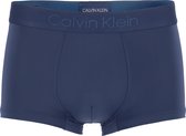 Calvin Klein CK BLACK Micro low rise trunk (1-pack) - microfiber heren boxer kort - blauw -  Maat: S