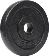 #DoYourFitness - 2 kg 100% gietijzer halterschijven - Haltergewichten - 28/29 mm boring - Diameter 128mm, dikte 19mm